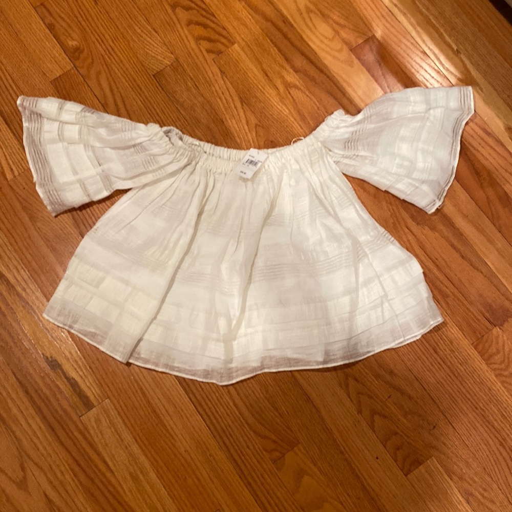 *NWT* JOA WHITE OFF THE SHOULDER TOP